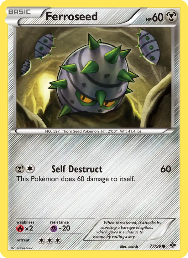 Ferroseed 77 Next Destinies Pokesingles