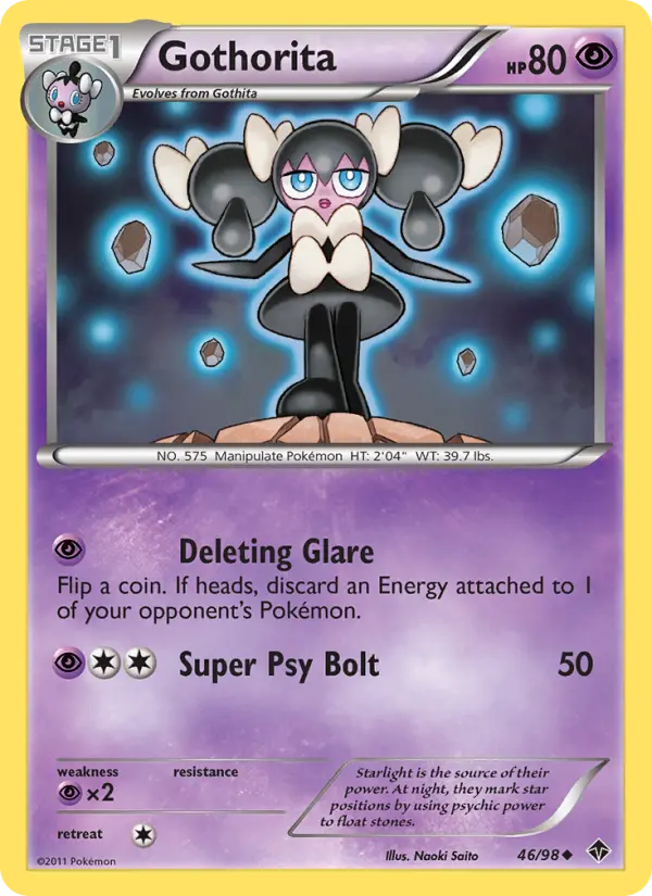 Gothorita 46 Emerging Powers Pokesingles