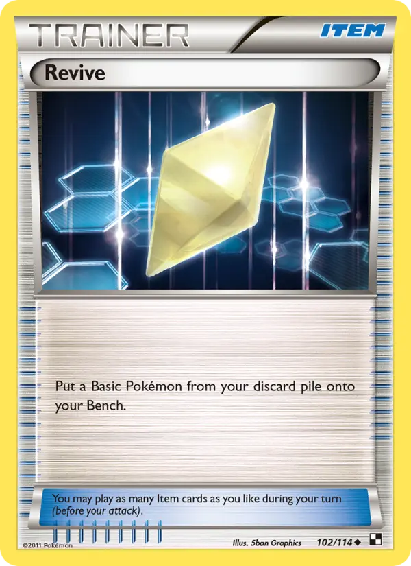Revive 102 Black & White Pokesingles