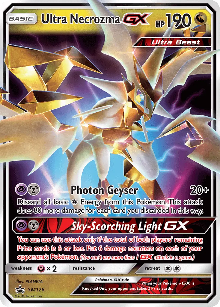 Ultra Necrozma GX SM126 SM Black Star Promos Pokesingles