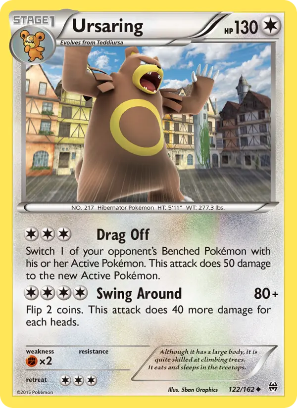 Ursaring 122 BREAKthrough Pokesingles