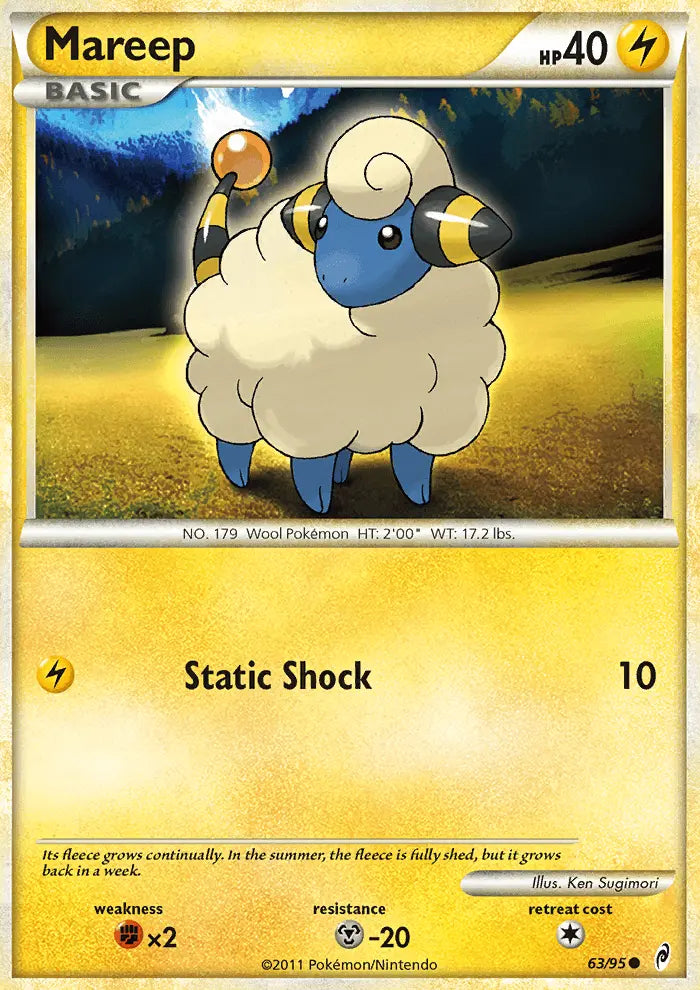 Mareep 63 Call of Legends Pokesingles