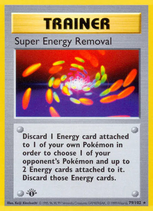 Super Energy Removal 79 Base Set Pokesingles