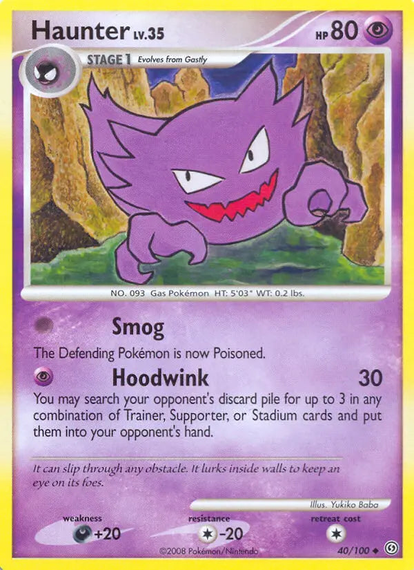 Haunter 40 Stormfront Pokesingles