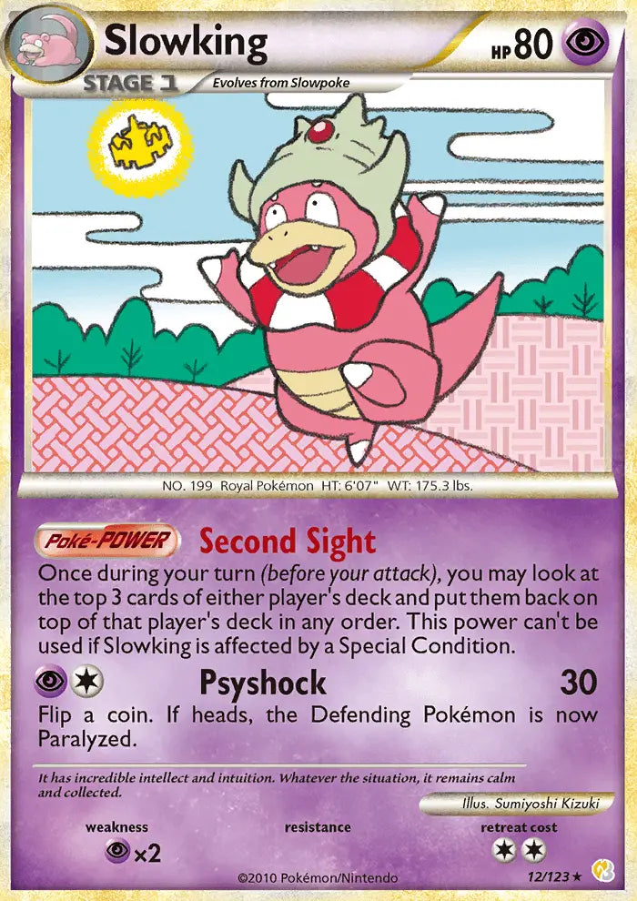 Slowking 12 HeartGold SoulSilver Pokesingles