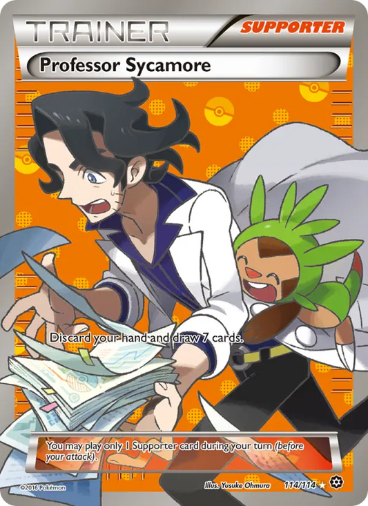 Professor Sycamore 114 Steam Siege Pokesingles