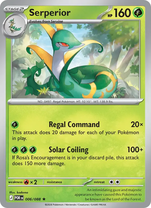 Serperior 6 Perfect Order Pokesingles