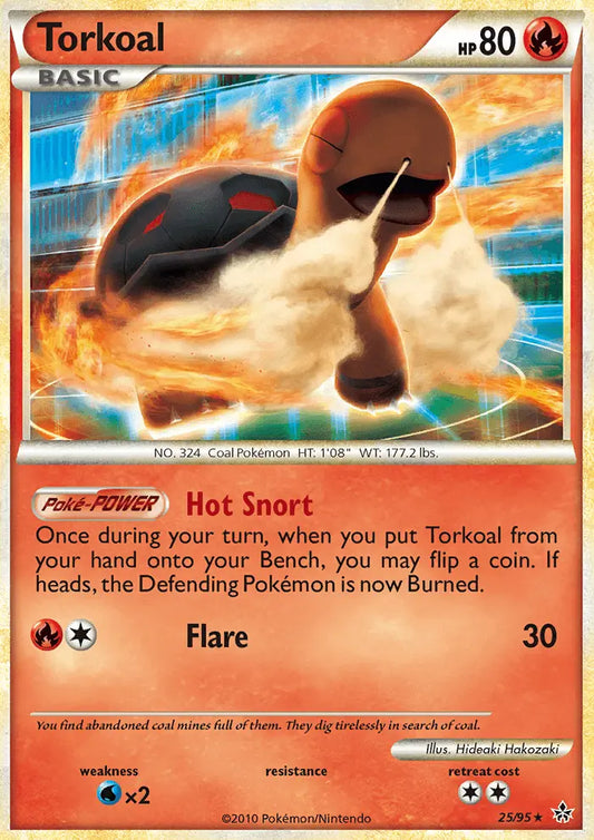 Torkoal 25 Unleashed Pokesingles