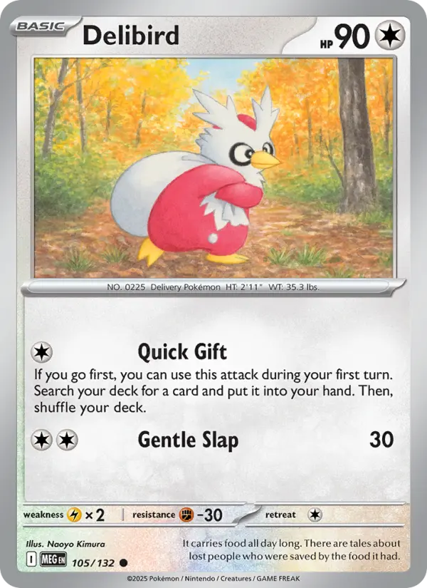 Delibird 105 Mega Evolution Pokesingles
