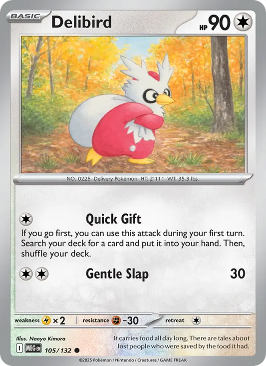 Delibird 105 Mega Evolution Pokesingles
