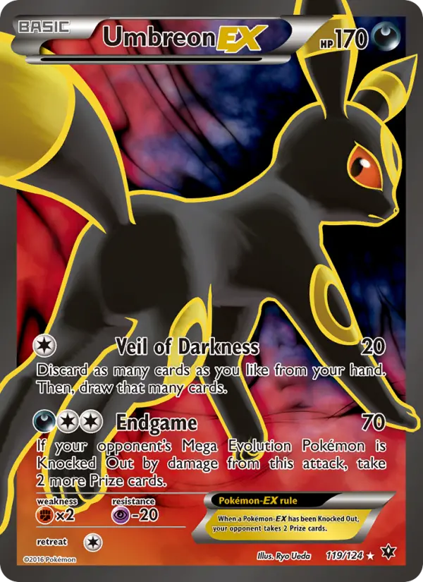 Umbreon EX 119 Fates Collide Pokesingles