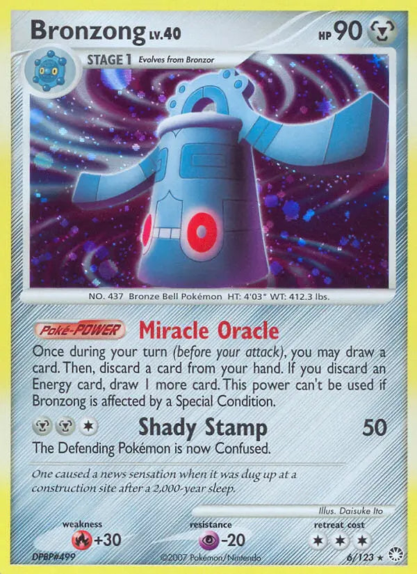 Bronzong 6 Mysterious Treasures Pokesingles