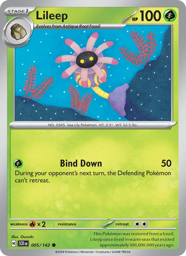 Lileep 5 Stellar Crown Pokesingles