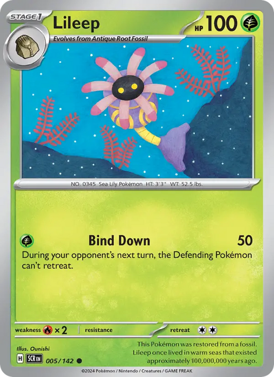 Lileep 5 Stellar Crown Pokesingles