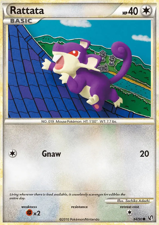 Rattata 64 Undaunted Pokesingles