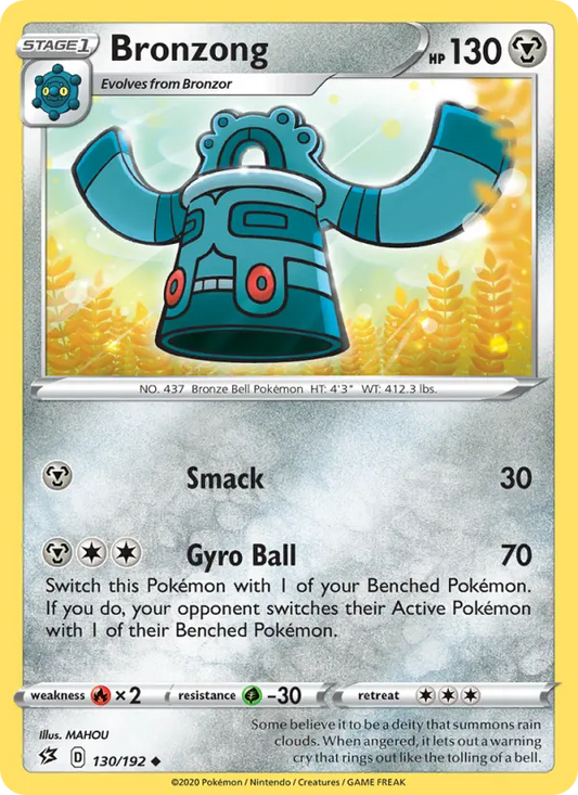 Bronzong 130 Rebel Clash Pokesingles