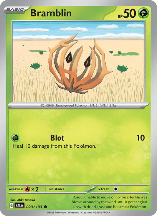 Bramblin 23 Paldea Evolved Pokesingles