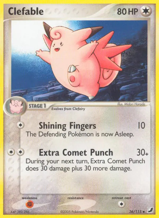 Clefable 36 Unseen Forces Pokesingles