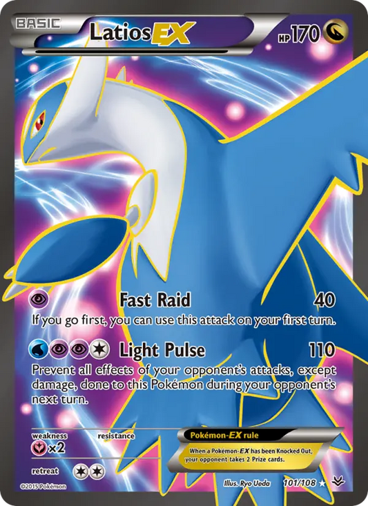 Latios EX 101 Roaring Skies Pokesingles
