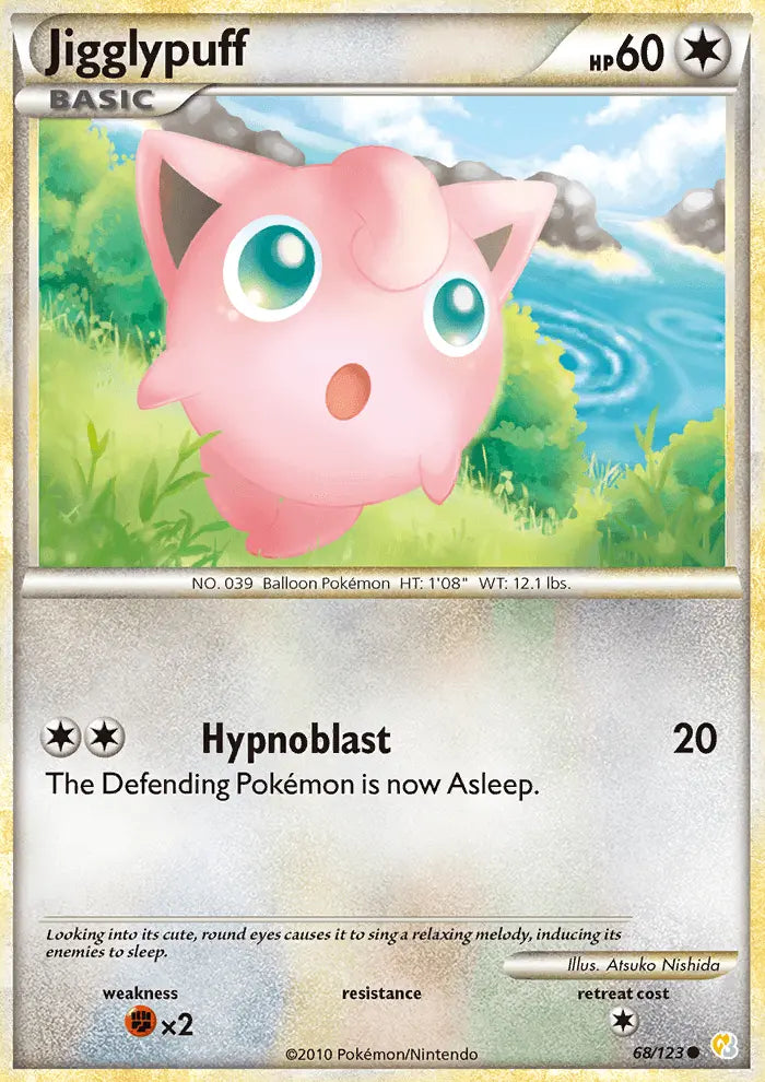 Jigglypuff 68 HeartGold SoulSilver Pokesingles