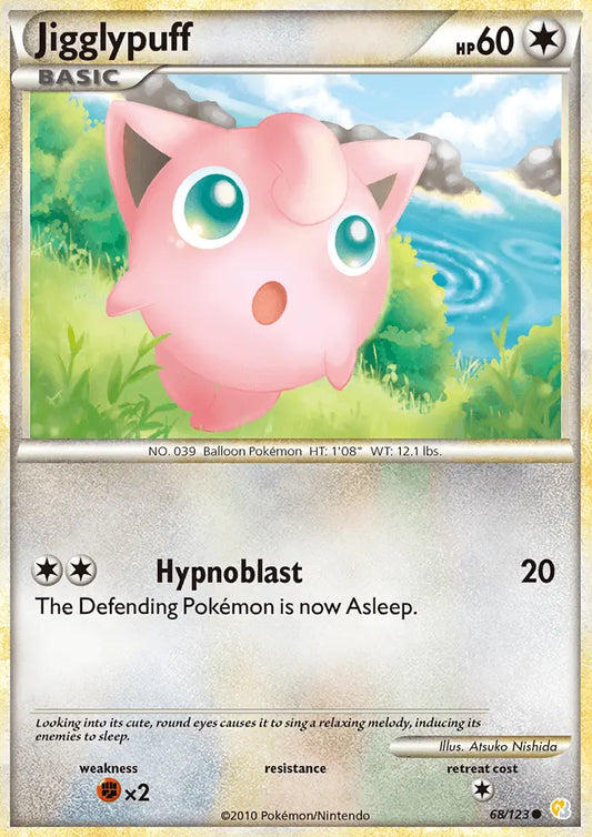 Jigglypuff 68 HeartGold SoulSilver Pokesingles
