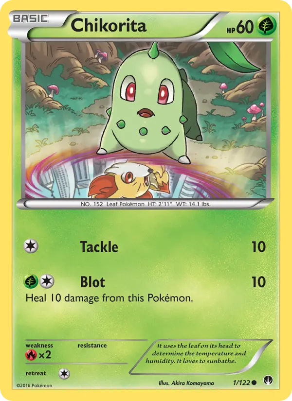 Chikorita 1 BREAKpoint Pokesingles