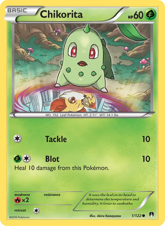Chikorita 1 BREAKpoint Pokesingles