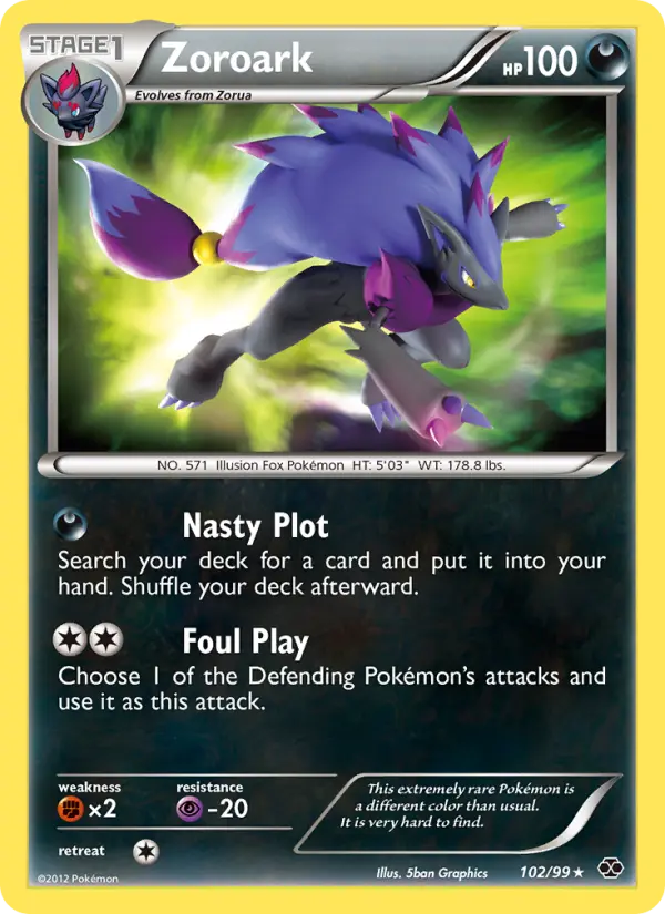 Zoroark 102 Next Destinies Pokesingles