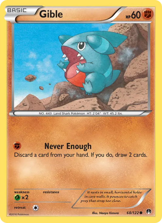 Gible 68 BREAKpoint Pokesingles