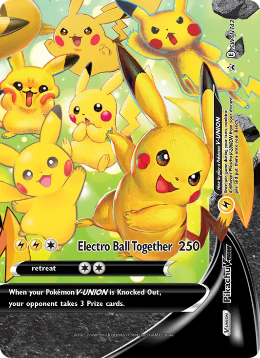 Pikachu V-UNION SWSH142 SWSH Black Star Promos Pokesingles