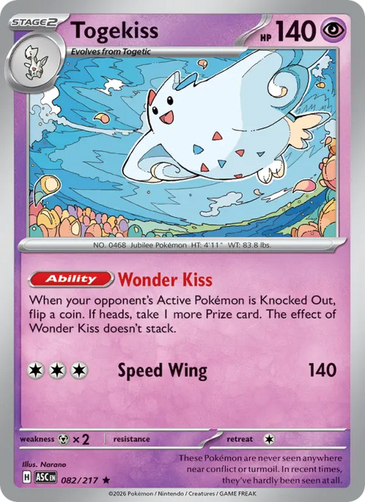 Togekiss 82 Ascended Heroes Pokesingles