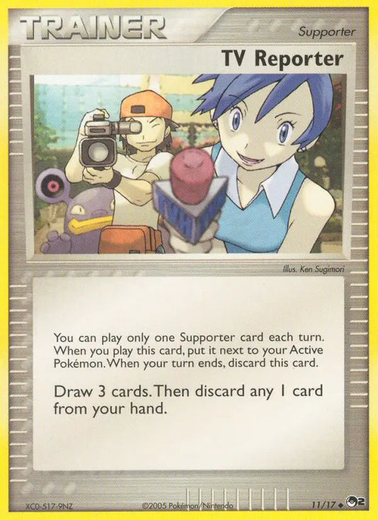 TV Reporter 11 POP Series 2 Pokesingles