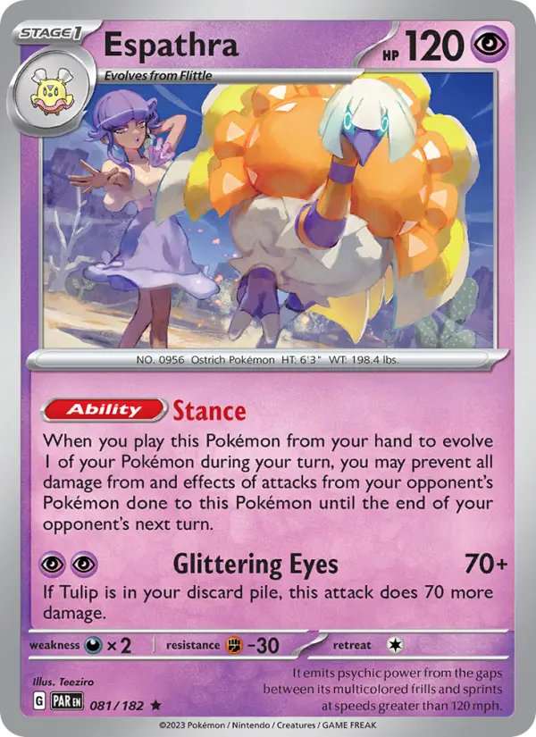 Espathra 81 Paradox Rift Pokesingles