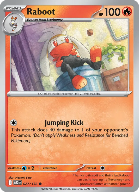 Raboot 27 Mega Evolution Pokesingles