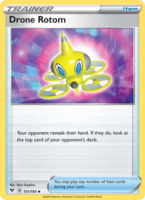 Drone Rotom 151 Vivid Voltage Pokesingles