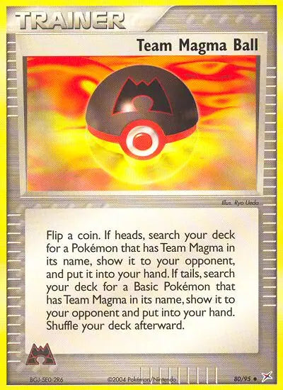 Team Magma Ball 80 Team Magma vs Team Aqua Pokesingles