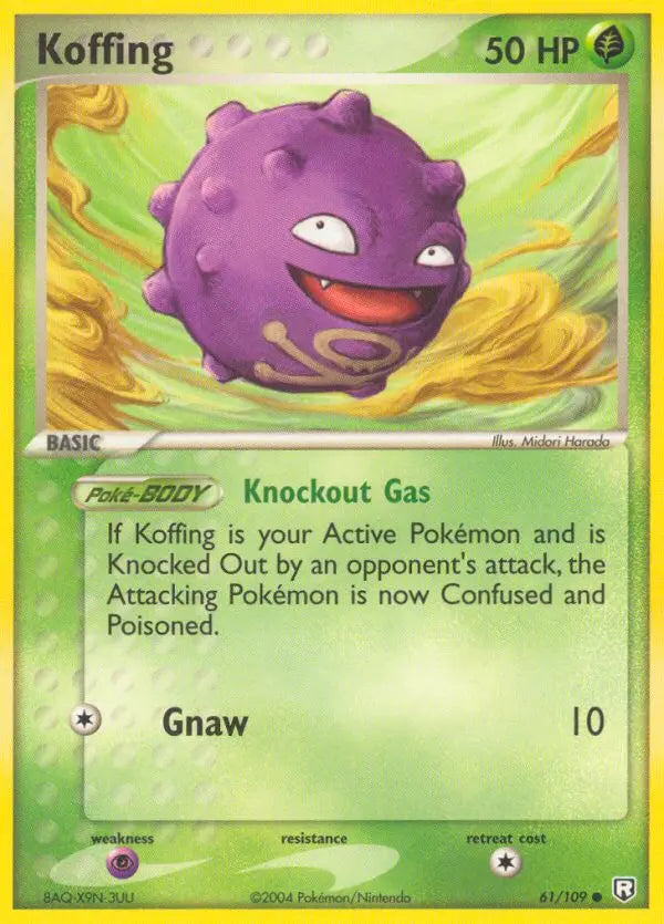 Koffing 61 Team Rocket Returns Pokesingles
