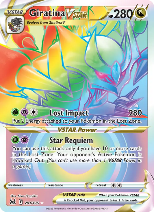 Giratina VSTAR 201 Lost Origin Pokesingles