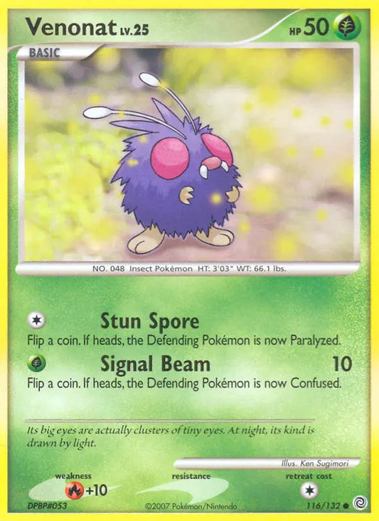 Venonat 116 Secret Wonders Pokesingles