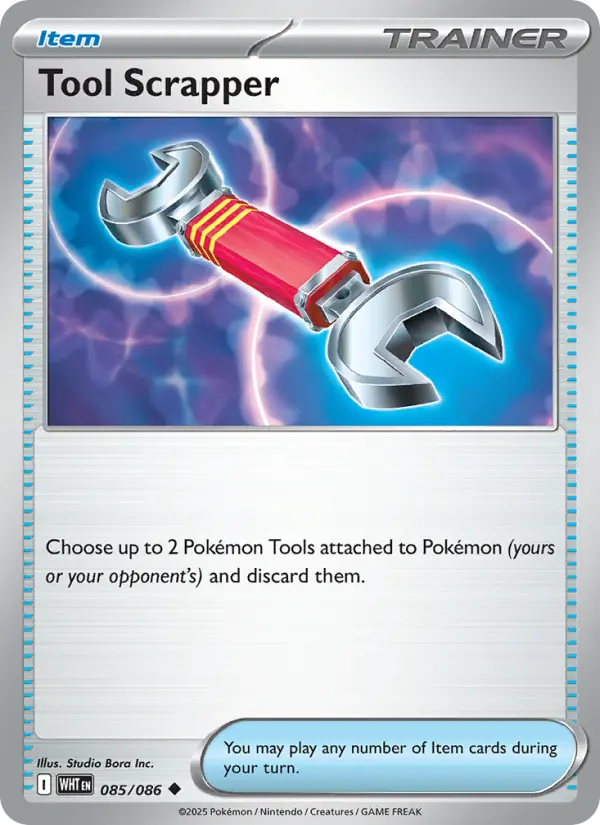 Tool Scrapper 85 White Flare Pokesingles