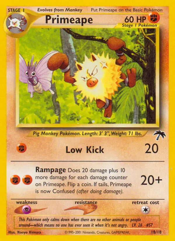 Primeape 18 Southern Islands Pokesingles