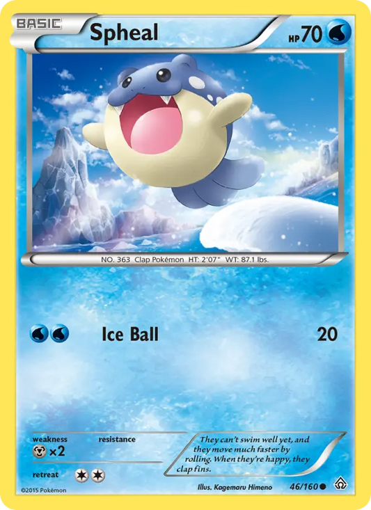 Spheal 46 Primal Clash Pokesingles