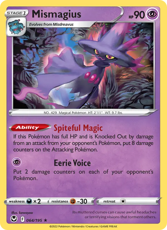 Mismagius 64 Silver Tempest Pokesingles