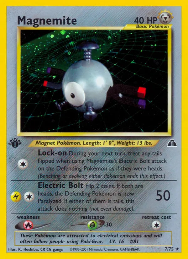 Magnemite 7 Neo Discovery Pokesingles