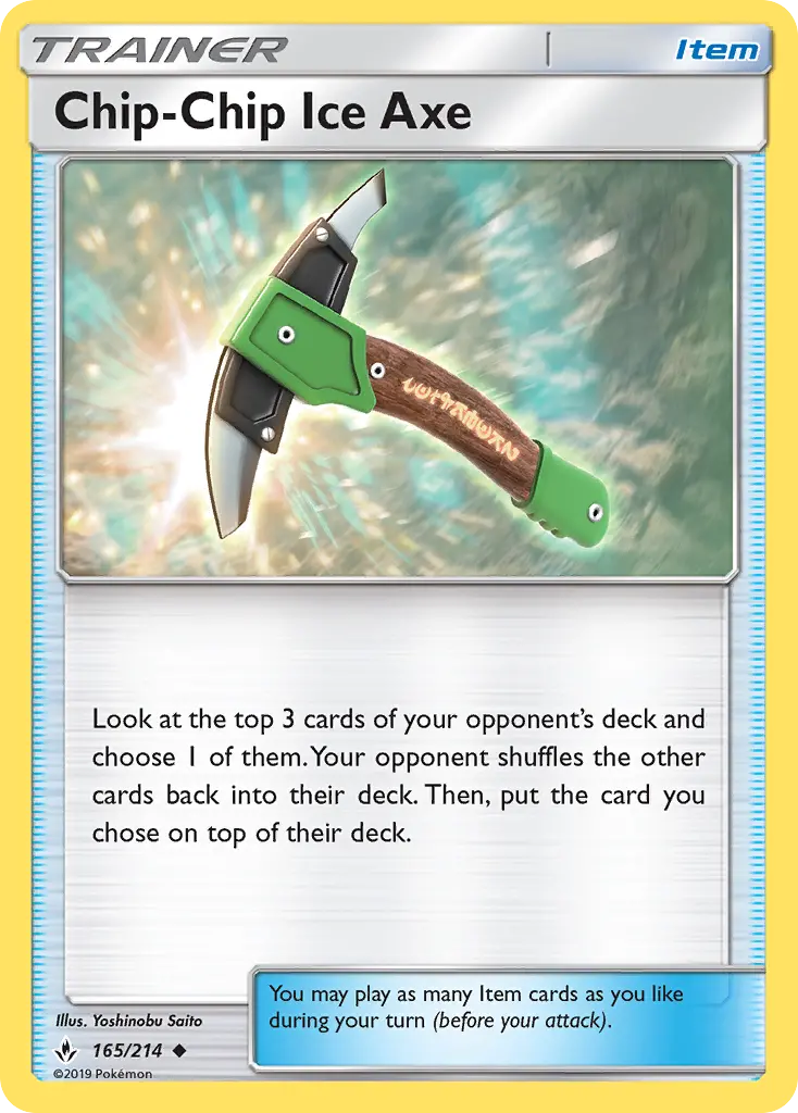 Chip-Chip Ice Axe 165 Unbroken Bonds Pokesingles