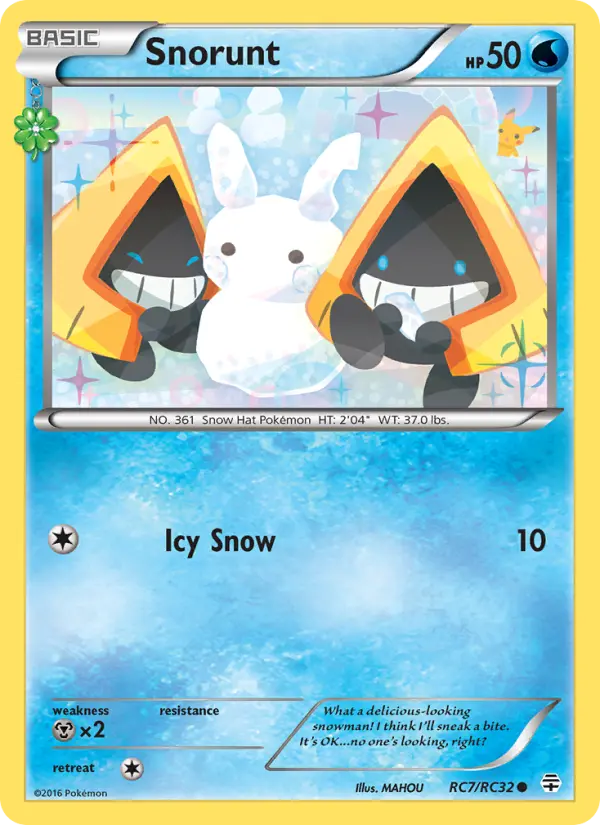 Snorunt RC7 Generations Pokesingles