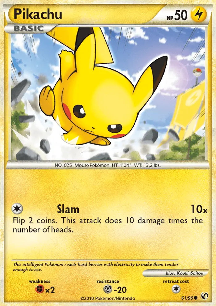 Pikachu 61 Undaunted Pokesingles