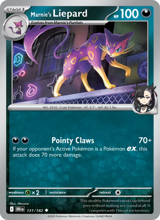 Marnie's Liepard 131 Destined Rivals Pokesingles
