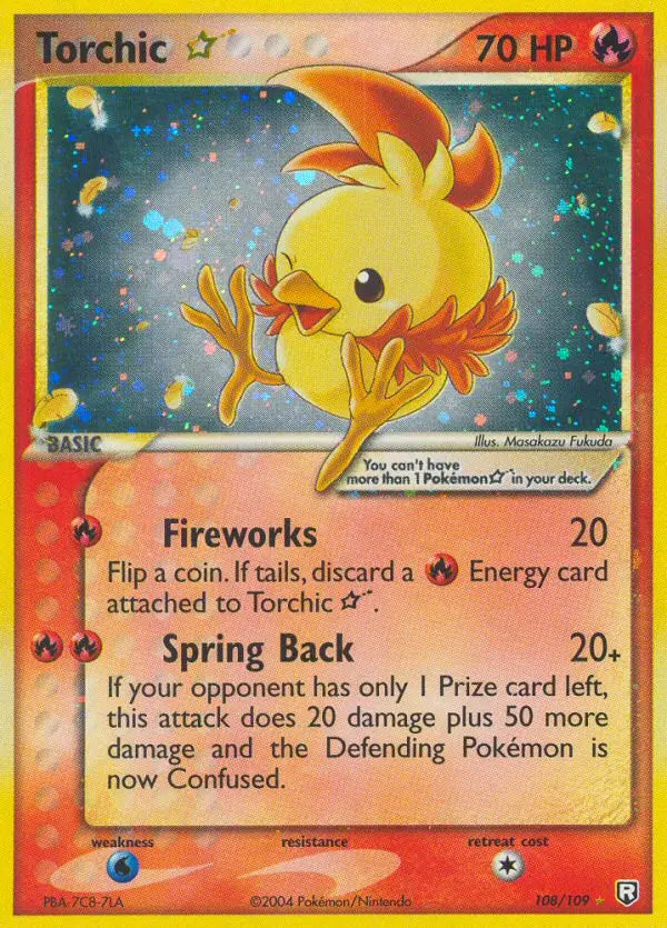 Torchic Star 108 Team Rocket Returns Pokesingles