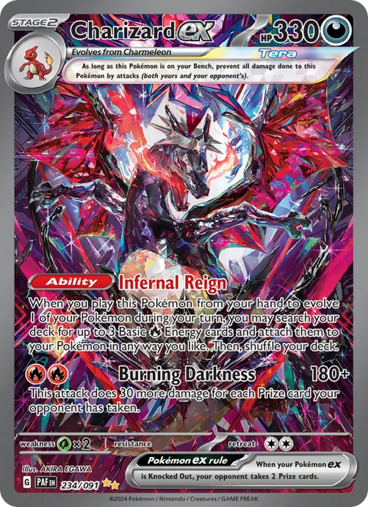 Charizard ex 234 Paldean Fates Pokesingles